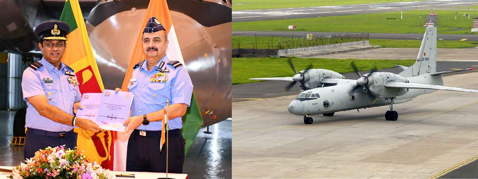 Indian Air Force donates AN-32 propellers to SLAF